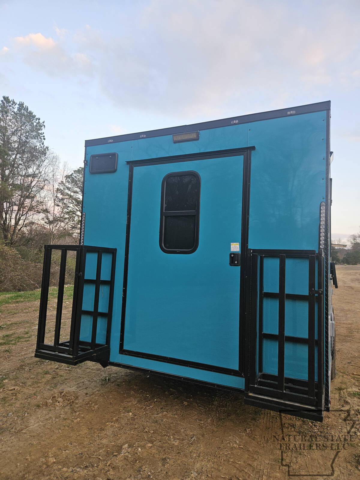 2026 Water Blue Quality Cargo 8.5X20TA BOP Concession Trailer