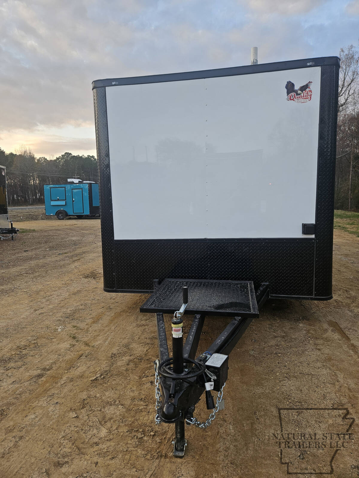 2026 White Quality Cargo 8.5X20TA BOP Concession Trailer