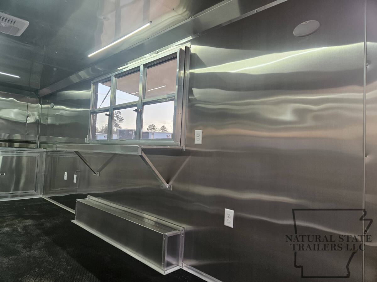 2026 White Quality Cargo 8.5X20TA BOP Concession Trailer