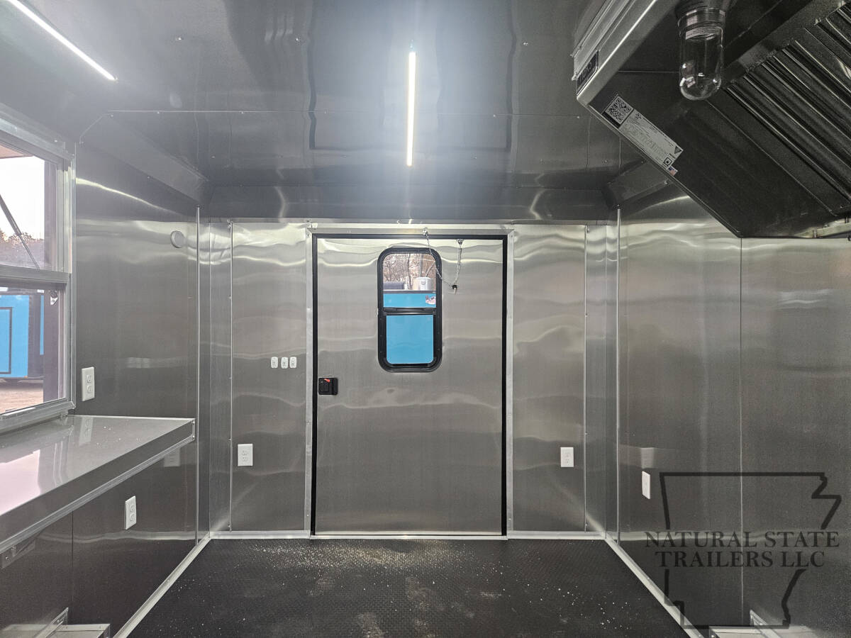 2026 White Quality Cargo 8.5X20TA BOP Concession Trailer