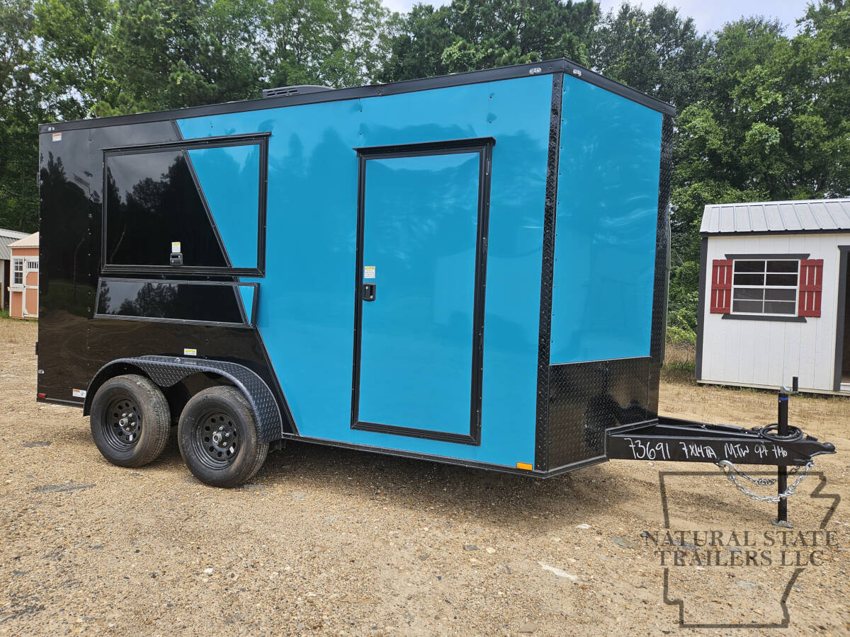 2026 Water Blue Quality Cargo 7X14TA BOP Two Tone