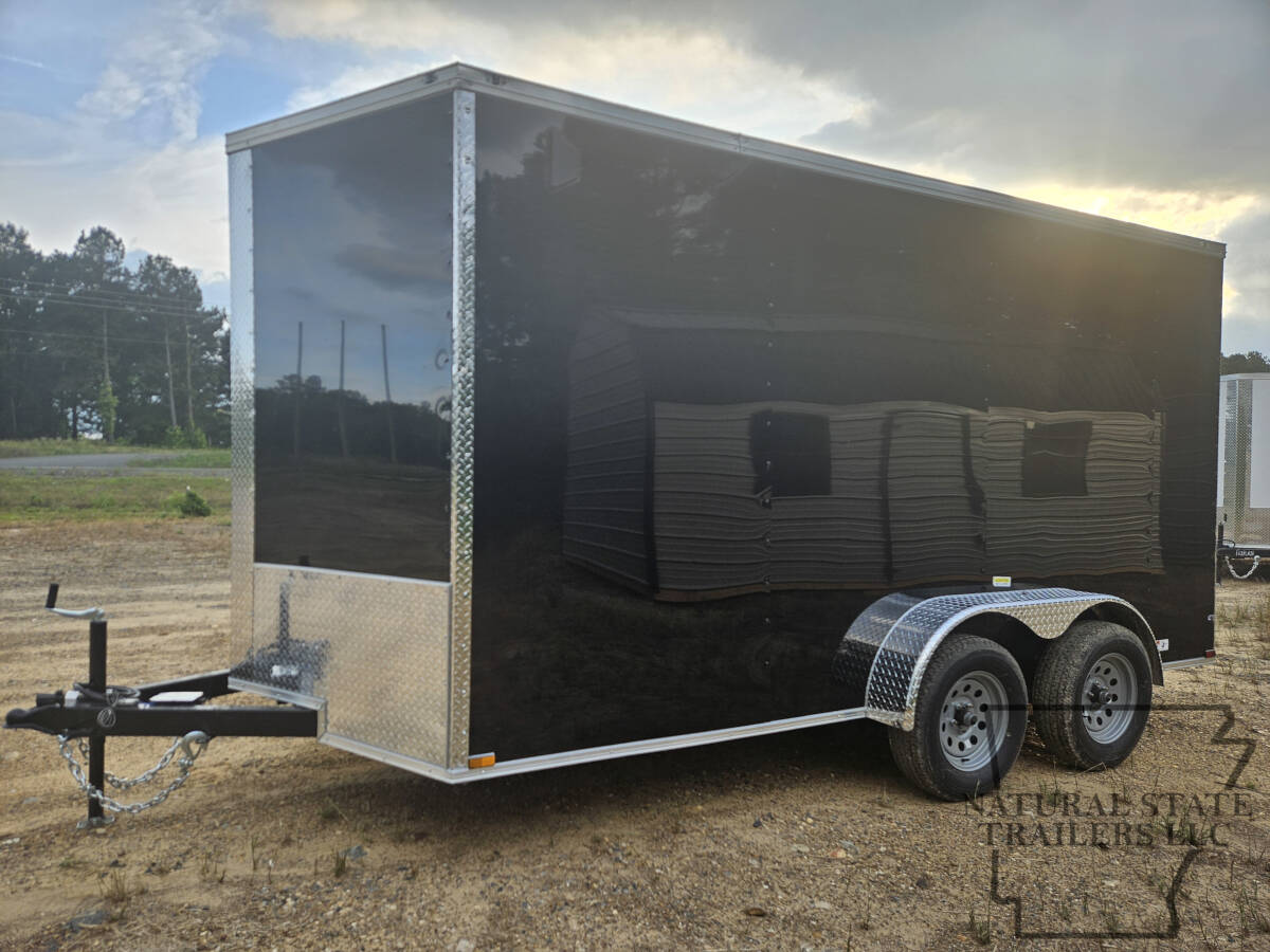 2026 Black Quality Cargo 7X14TA 