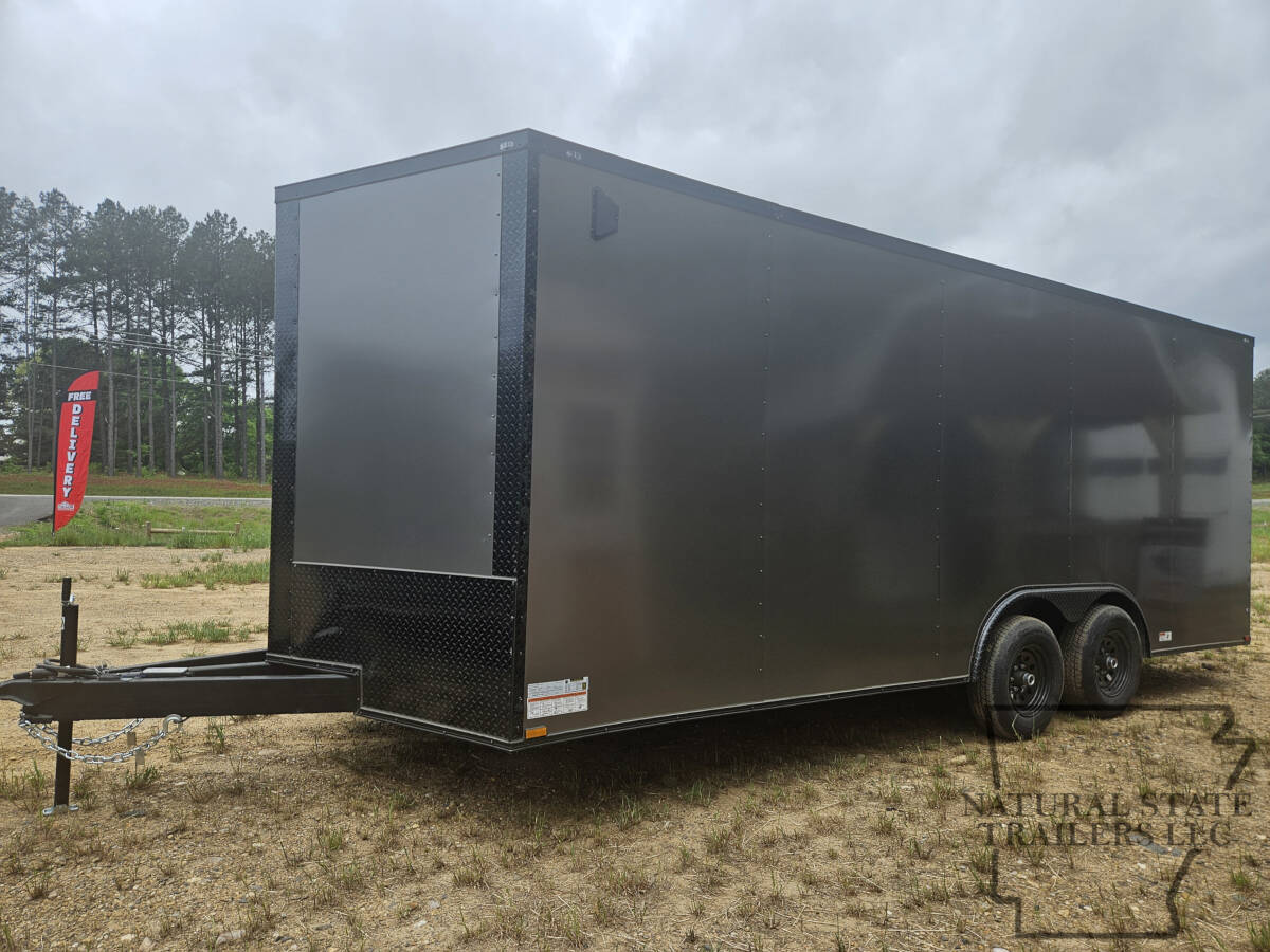 2026 Charcoal Gray Quality Cargo 8.5X20TA BOP