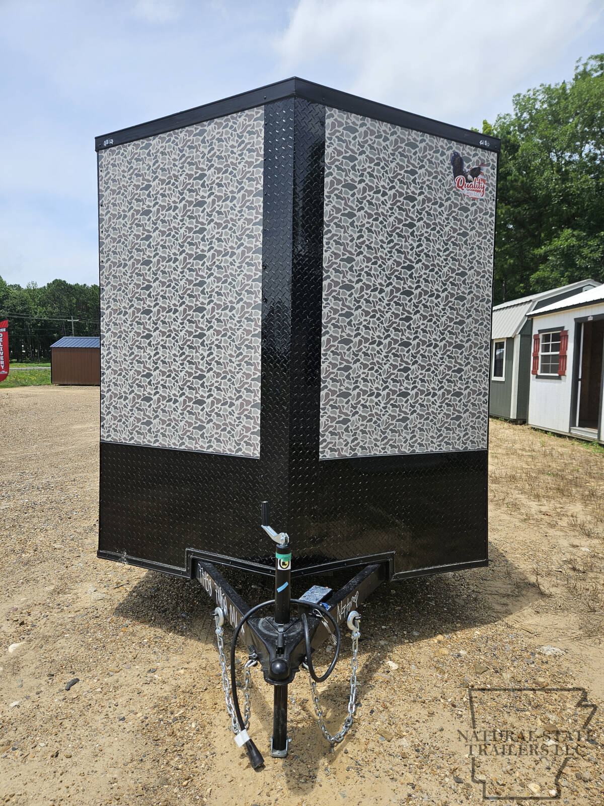 2026 Camouflage (Camo) Quality Cargo 7X16TA BOP Rear Wing and Lights